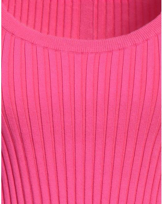 Rabanne Pink Fuchsia Top Cotton, Elastane