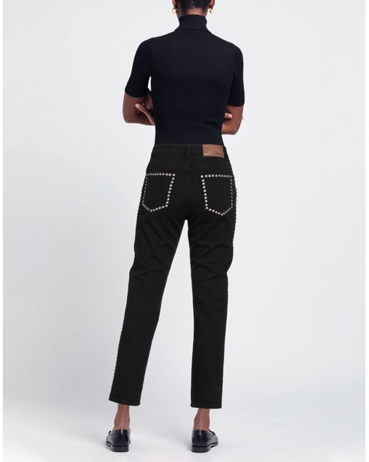 Pantalon en jean Pinko en coloris Black
