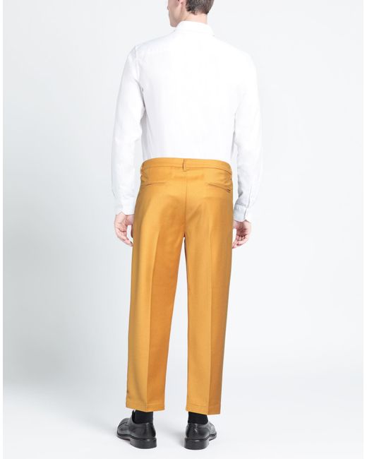 Pantalon Roberto Collina pour homme en coloris Orange