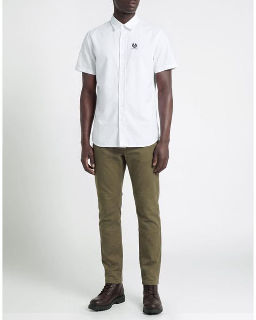Belstaff White Shirt Cotton for men