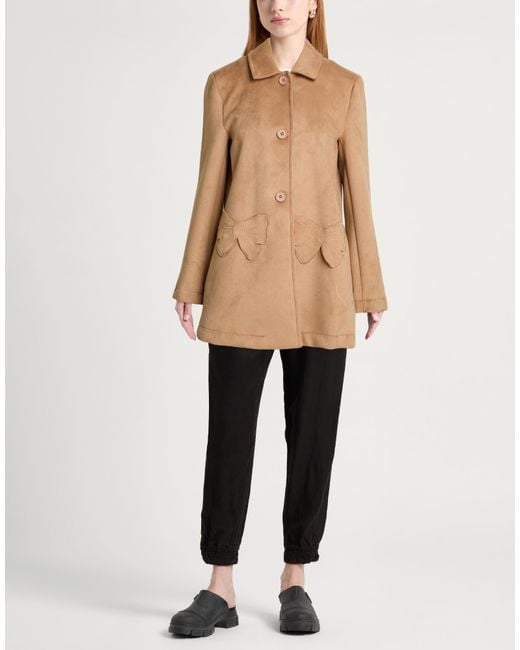 Dixie Natural Overcoat & Trench Coat Polyester, Elastane