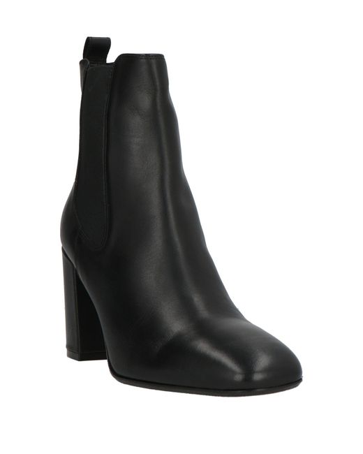Carmens Black Ankle Boots Leather