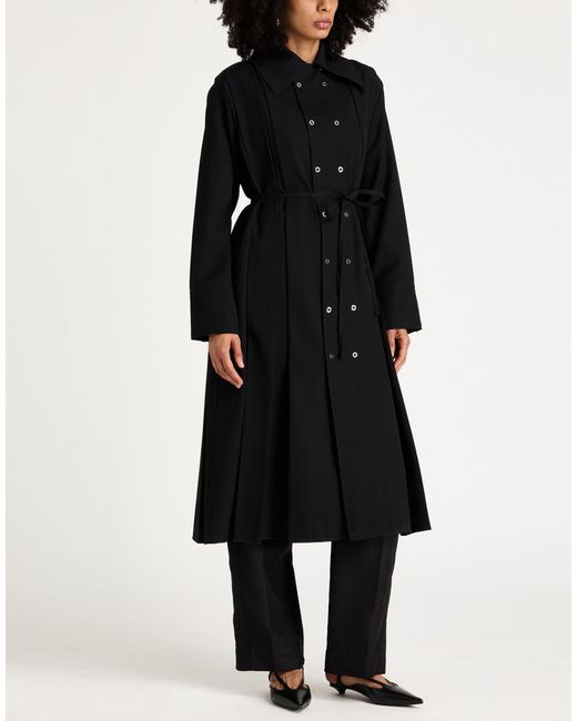 Jil Sander Black Coat Wool
