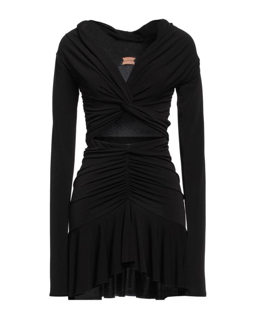 ANDAMANE Black Mini Dress Polyester, Elastane