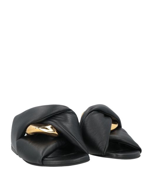 J.W. Anderson Black Sandals