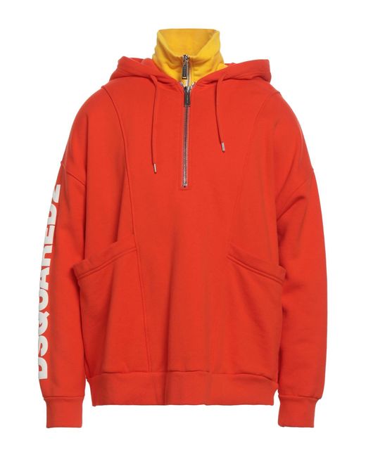 DSquared² Red Sweatshirt for men