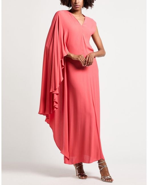 Twinset Pink Maxi Dress Viscose