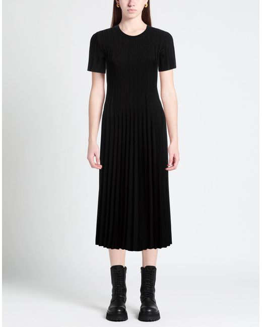 CASASOLA Black Midi Dress
