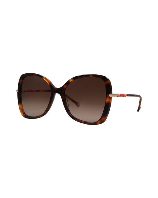 Carolina Herrera Brown Sunglasses