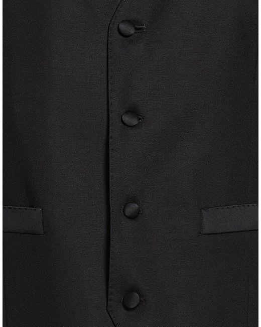 Lardini Black Tailored Vests for men