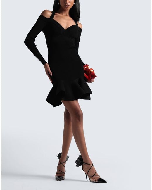 McQueen Black Mini Dress