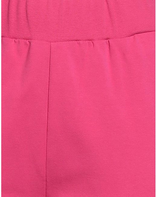 Liu Jo Pink Fuchsia Pants Cotton, Elastane