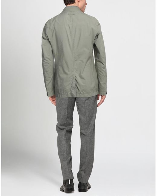 T-jacket By Tonello Gray Sage Blazer Cotton, Elastane for men