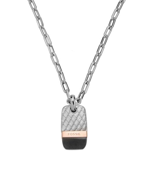 Fossil Necklace in Metallic for Men Lyst
