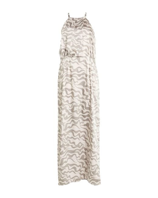 Marella White Maxi Dress Polyester