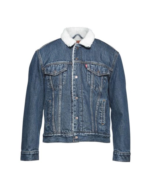 Levi's Blue Denim Outerwear for men