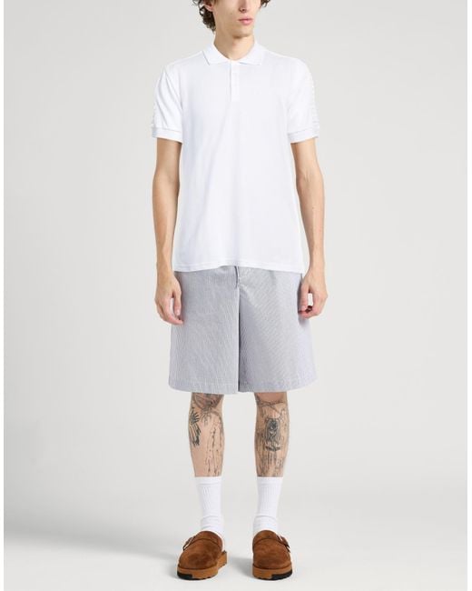 Moschino White Polo Shirt Cotton for men