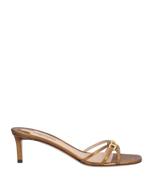 Tom Ford Natural Sandals