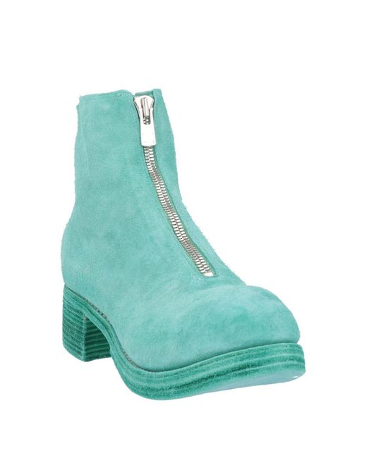 Guidi Green Ankle Boots