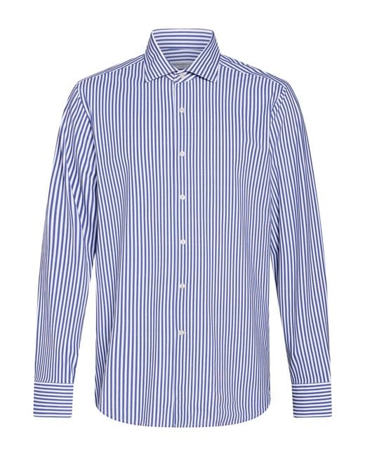 Ghirardelli Blue Next Shirt Polyester, Elastane for men