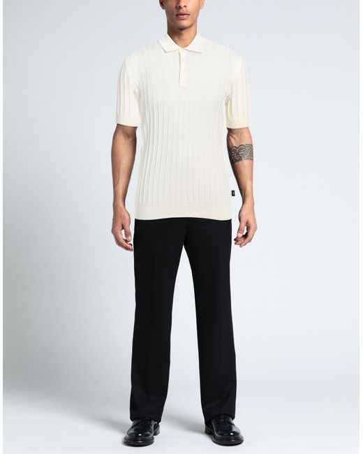 Emporio Armani White Sweater Cotton for men