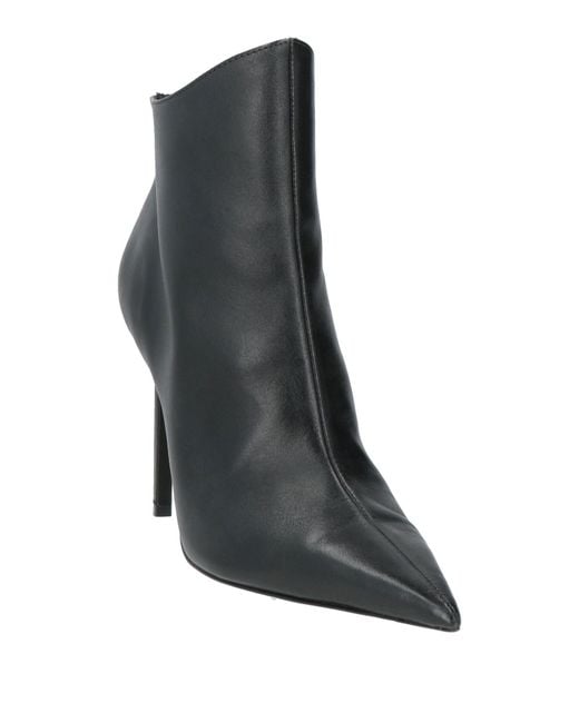 SCHUTZ SHOES Black Ankle Boots Leather