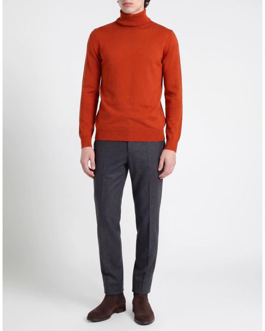 Alpha Studio Red Turtleneck for men