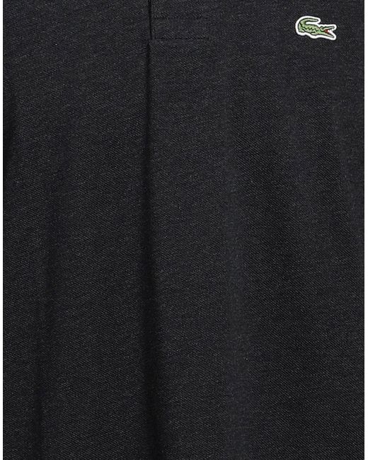 Polo Lacoste pour homme en coloris Black