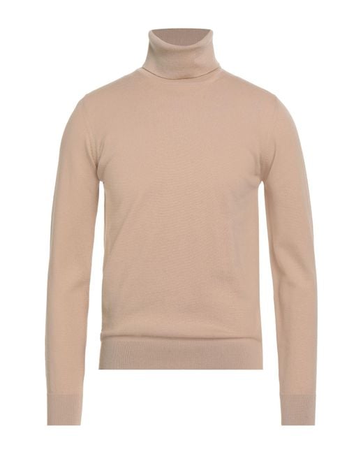 Alpha Studio Rollkragenpullover in Natural für Herren