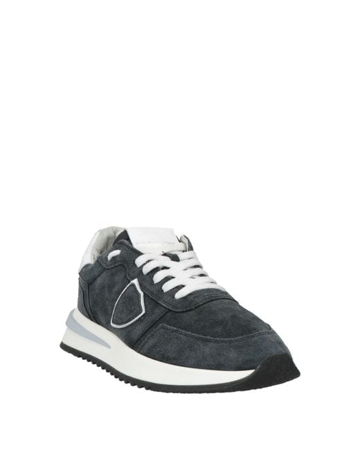 Philippe Model Blue Midnight Sneakers Leather