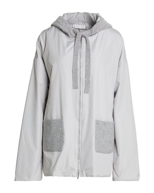 Le Tricot Perugia Gray Light Jacket Polyester
