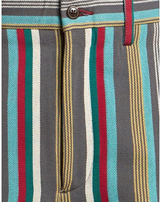 Bode Green Azure Pants Cotton for men