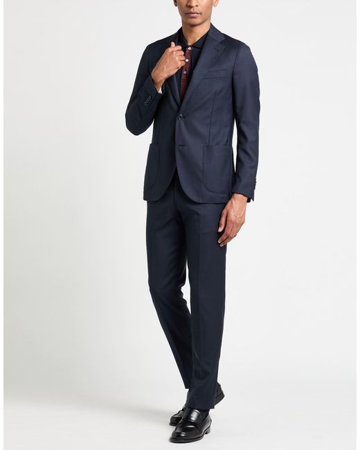 Lardini Blue Suit Wool for men