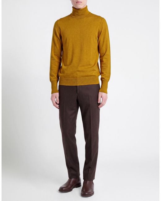 Col Roulé Alpha Studio pour homme en coloris Yellow