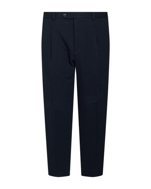 Circolo 1901 Blue Midnight Pants Cotton, Elastane for men