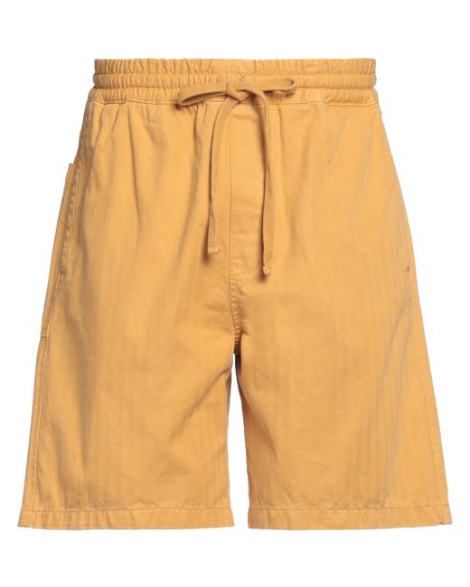 Carhartt Yellow Marigold Shorts & Bermuda Shorts Cotton for men