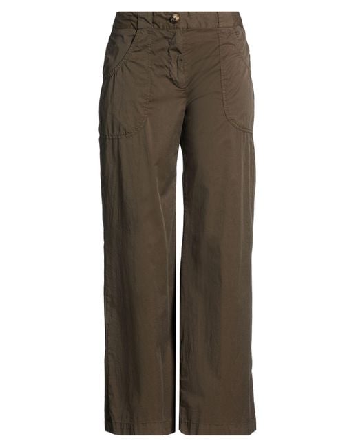 ALESSIA SANTI Multicolor Pants Cotton, Polyamide, Elastane