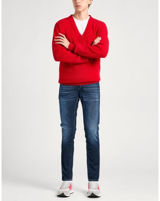 Dondup Blue Jeans Cotton, Elastomultiester, Elastane for men