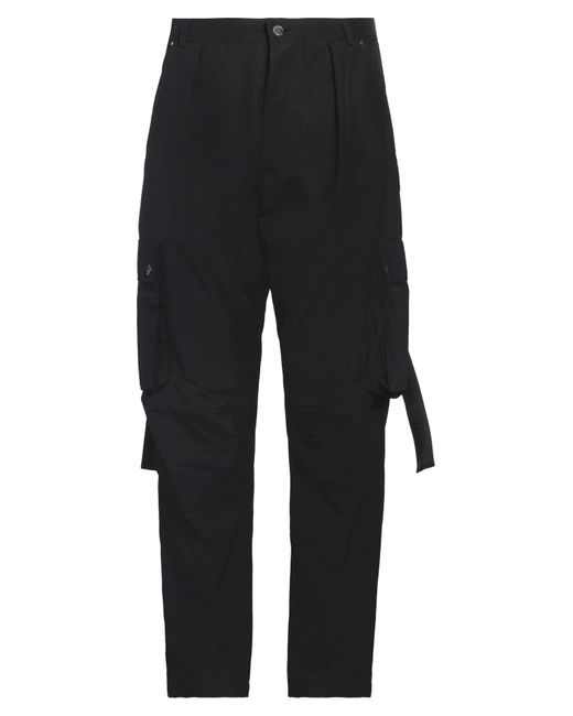 Les Hommes Black Pants Polyamide for men