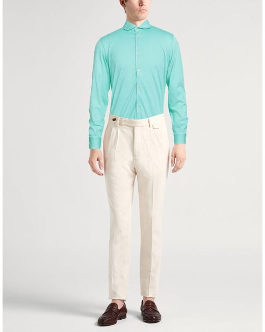 Fedeli Blue Shirt for men