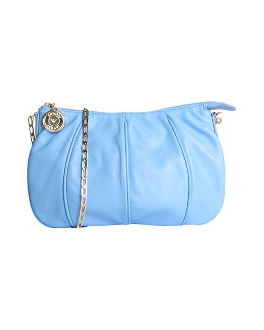 Emporio Armani Blue Shoulder Bag Lambskin