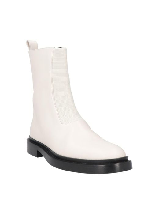 Jil Sander White Stiefelette