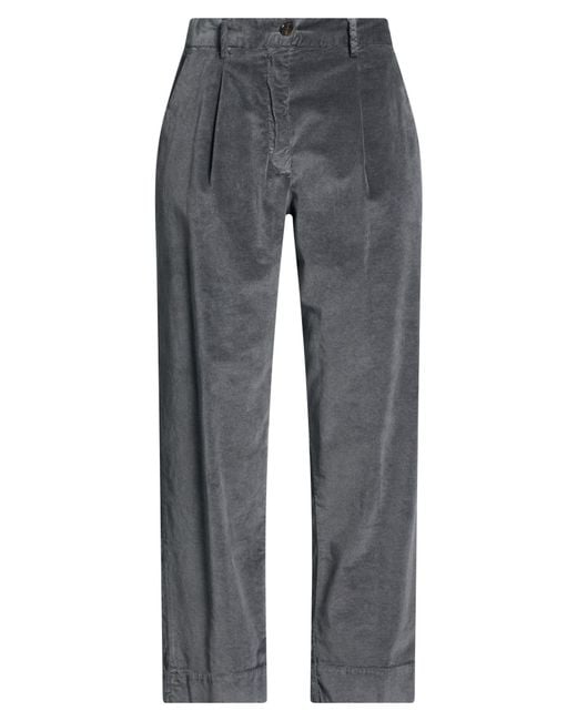 White Sand Gray Charcoal Pants Cotton, Modal, Elastane