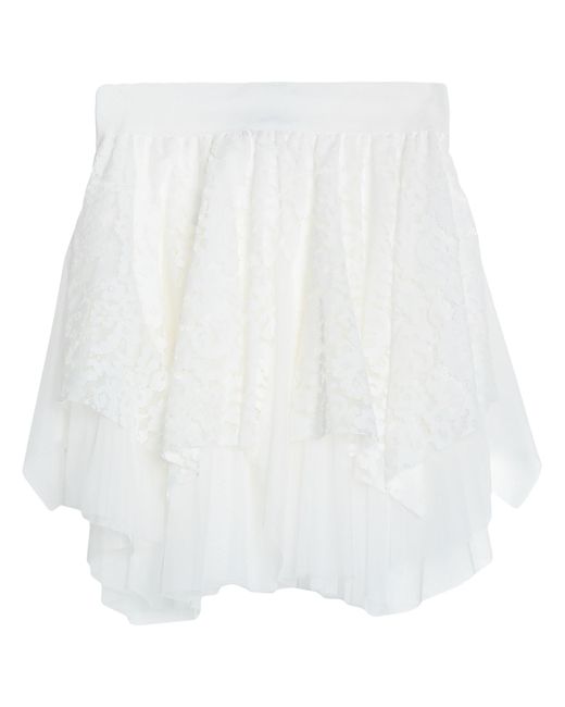 Haveone White Mini Skirt
