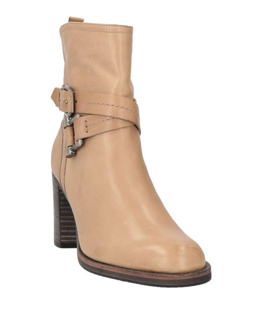 Rossano Bisconti Natural Ankle Boots Leather