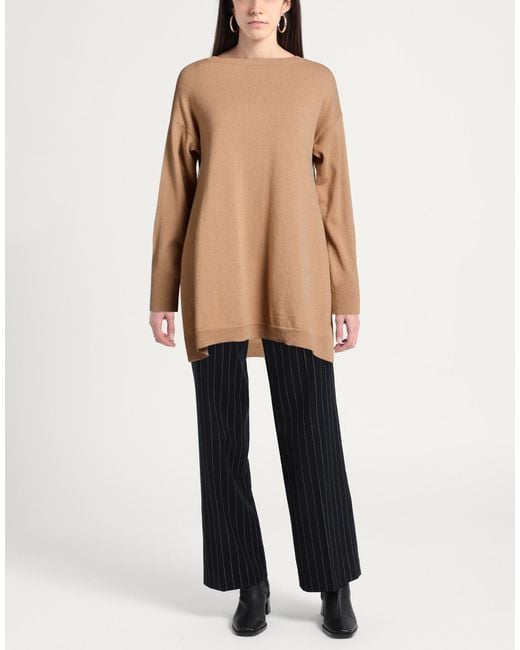 SOLOTRE Natural Camel Sweater Wool