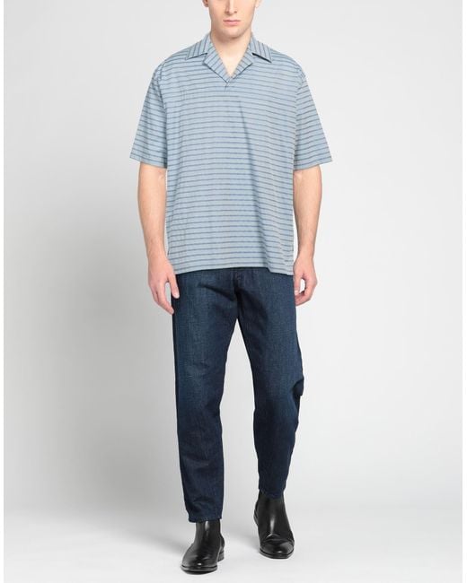 Giorgio Armani Blue Shirt for men