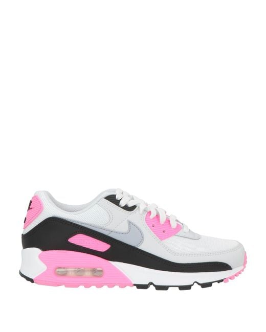 Nike White Sneakers Textile Fibers