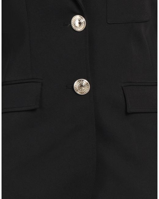 Gaelle Paris Black Blazer Polyester, Elastane