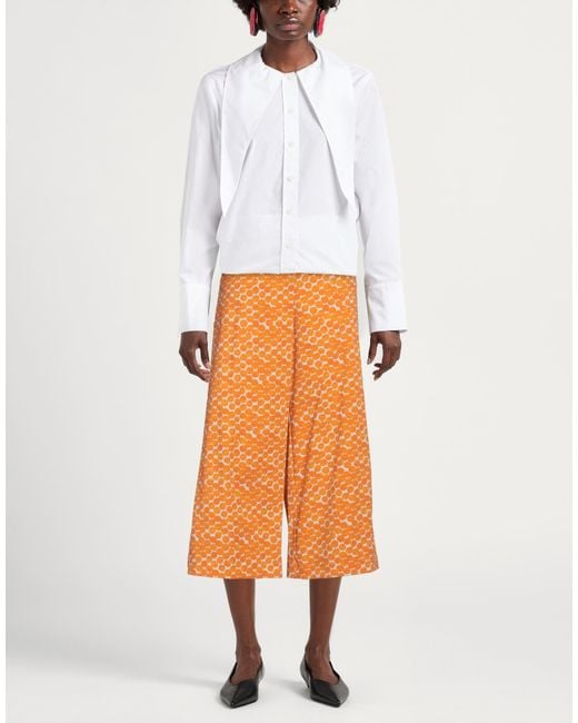 Rrd Orange Pants Polyamide, Elastane